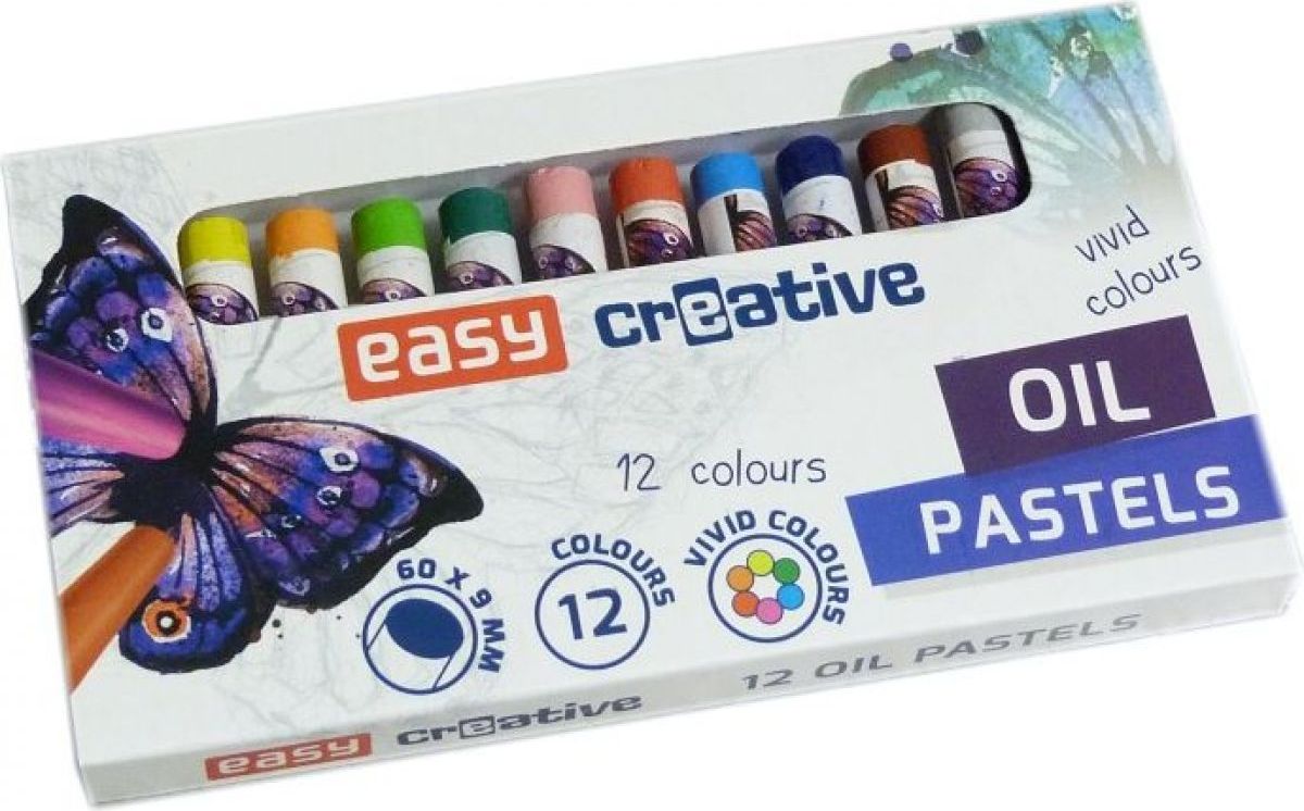 EASY Olejové pastely EasyArt 12 ks - obrázek 1