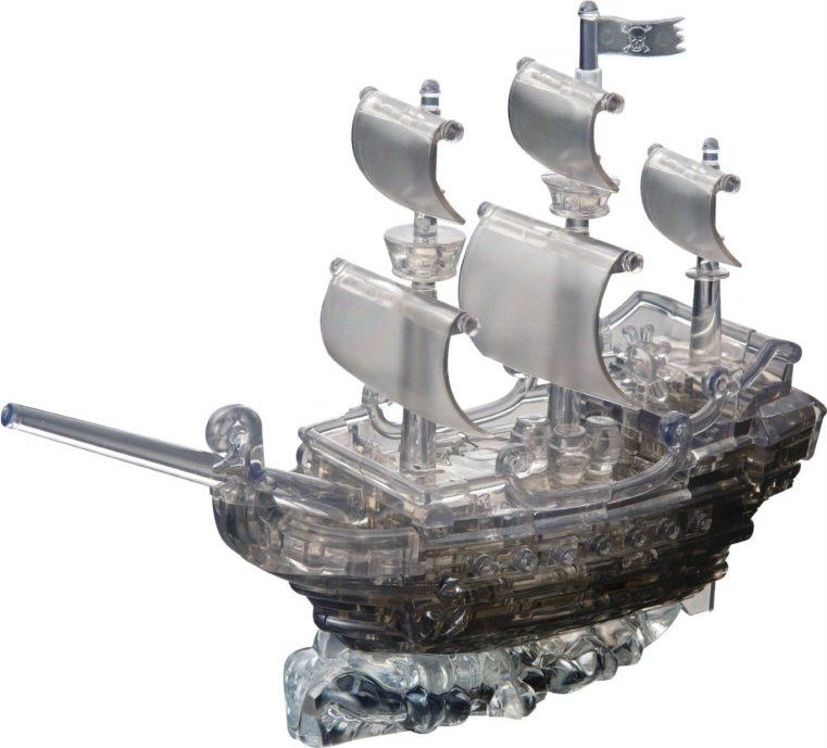 HCM KINZEL 3D Crystal puzzle Pirátská loď 101 dílků - obrázek 1