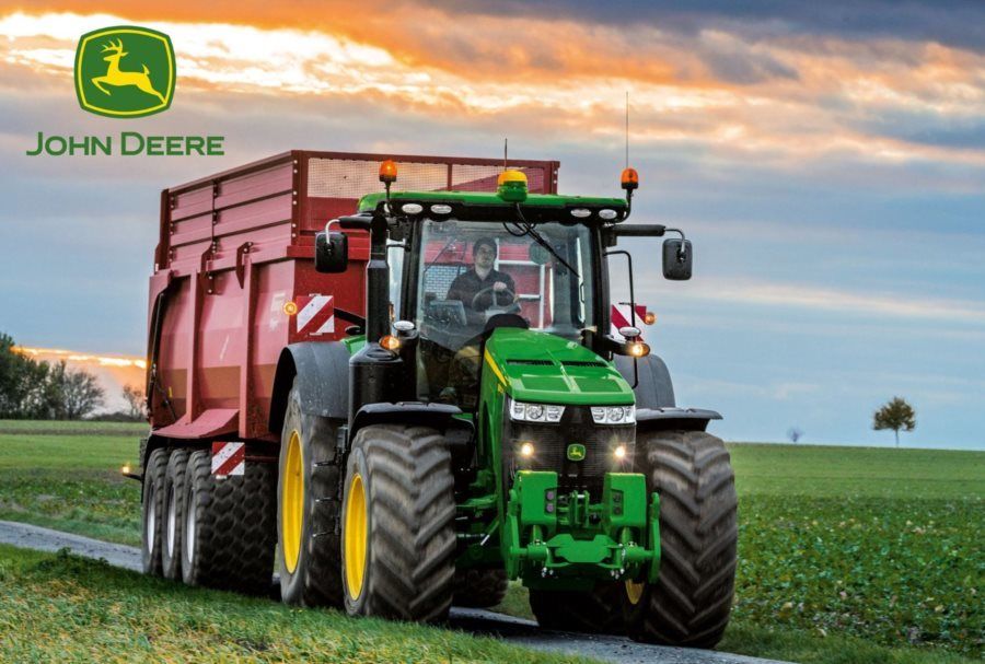 SCHMIDT Puzzle John Deere Traktor 8370R 60 dílků + model SIKU - obrázek 2