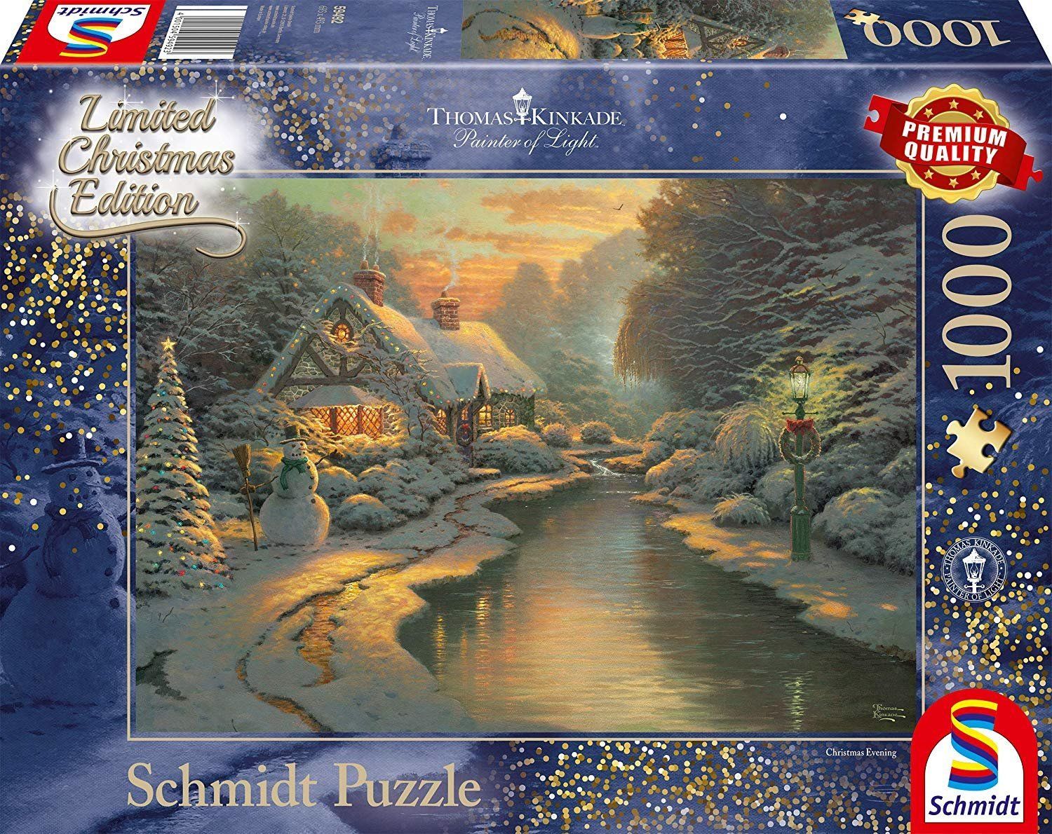 SCHMIDT Puzzle Vánoční večer 1000 dílků - obrázek 2