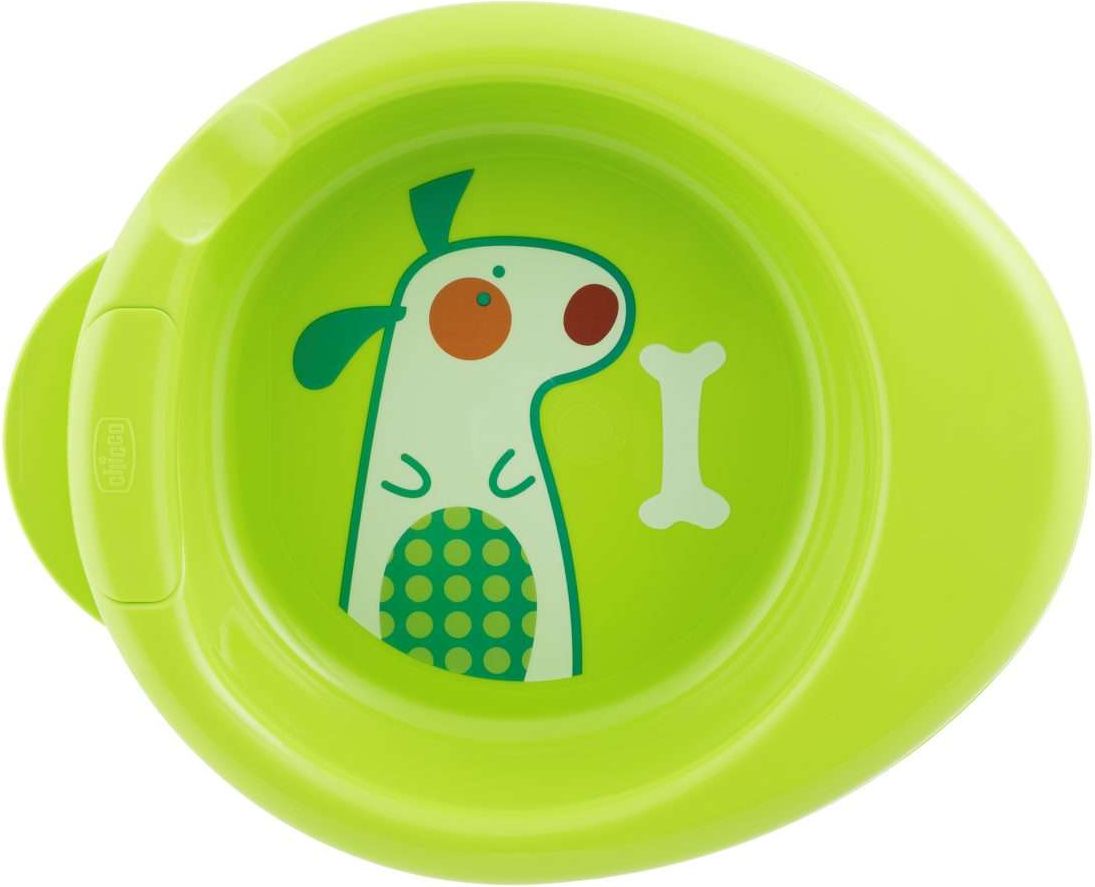 Chicco Talíř Warmy, 6m+ - zelený 1 ks - obrázek 1