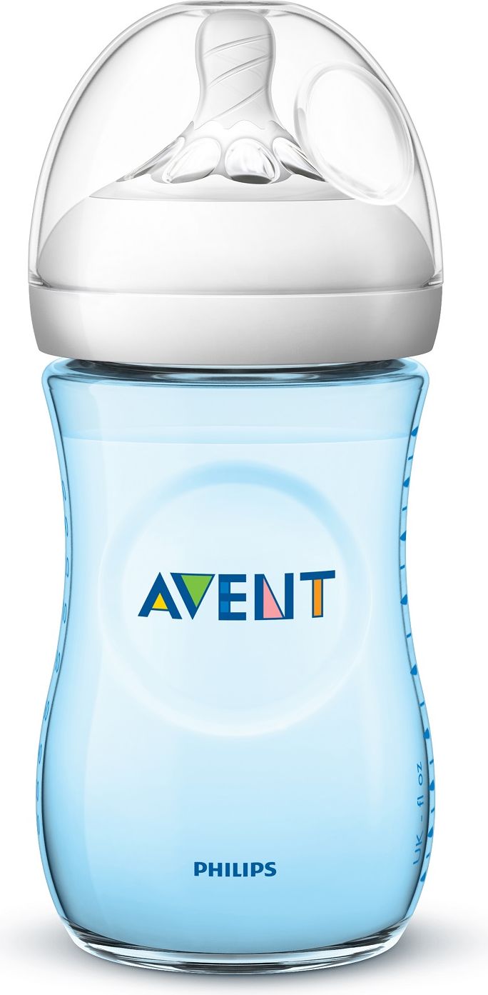 PHILIPS AVENT Láhev Natural, modrá 1 ks 260 ml - obrázek 1