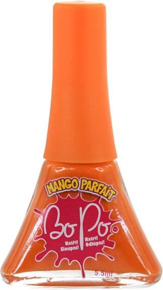 BO-PO lak na nehty oranžový s vůní mango parfait - obrázek 1