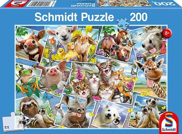SCHMIDT Puzzle Zvířecí selfie 200 dílků - obrázek 2