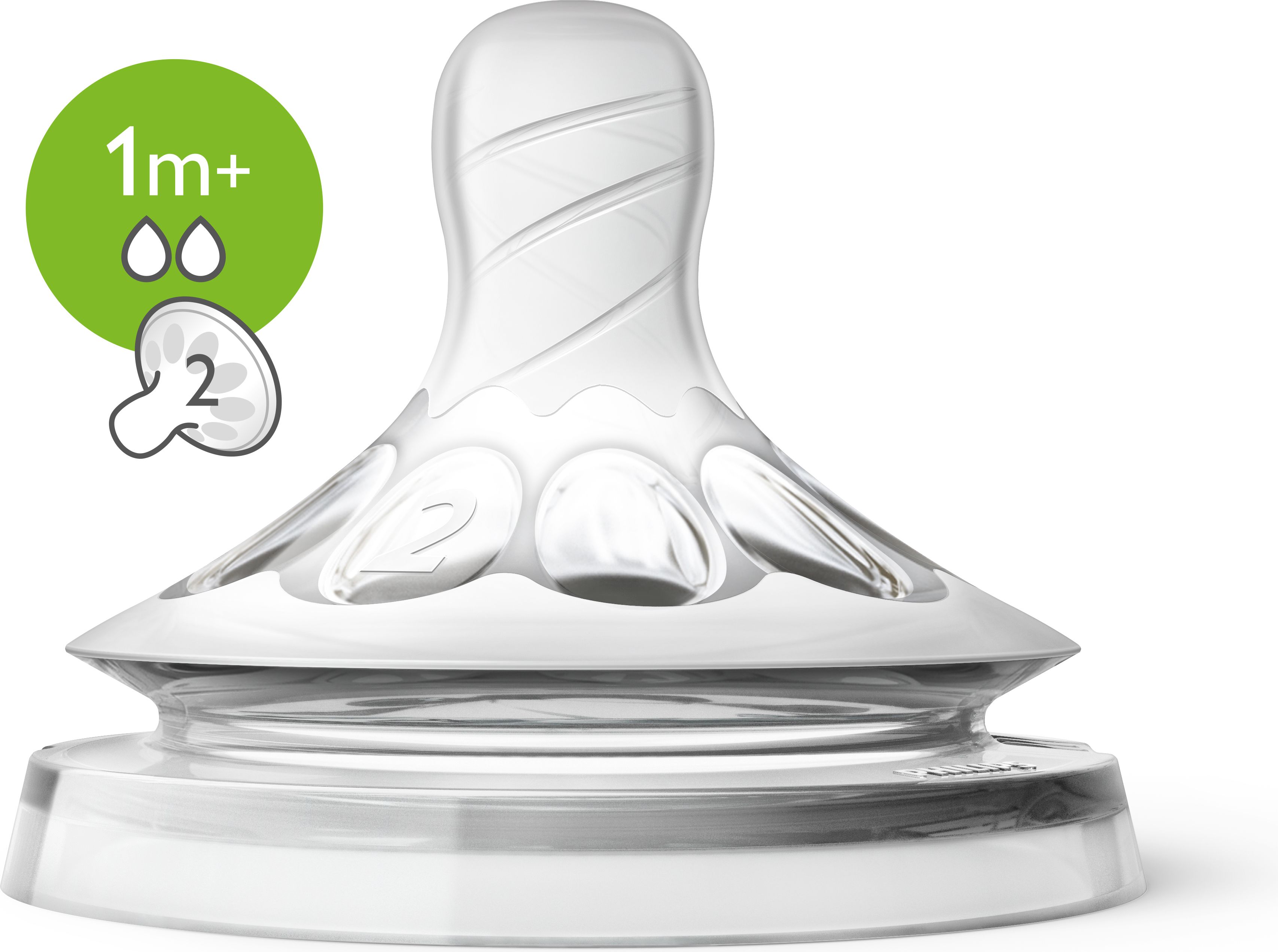 PHILIPS AVENT Dudlík NATURAL 2 pomalý průtok 2 ks - obrázek 1
