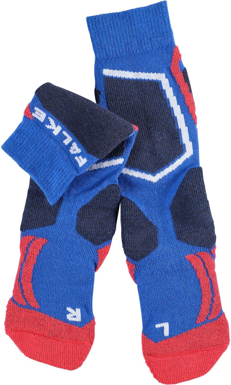 FALKE SK2 Kids Skiing Socks - cobalt blue 23-26 - obrázek 2