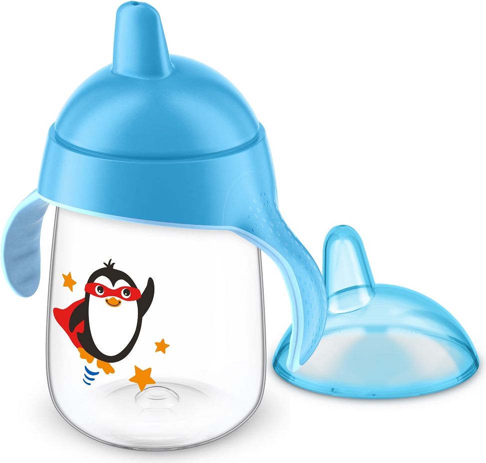 PHILIPS AVENT Hrneček pro první doušky Premium modrý 340 ml - obrázek 1