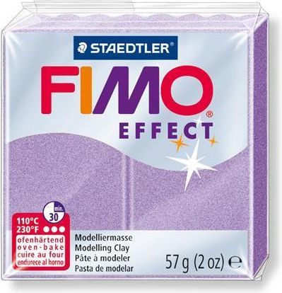 FIMO Effect perleťové 57 g Fialová - obrázek 1