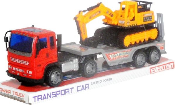 Nákladní auto s nakladačem - žltá - obrázek 1