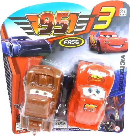 CARS sada 2 aut skládaných z kostek - obrázek 1