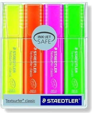 Zvýrazňovač "Textsurfer classic 364", 4 barvy, 1-5mm, STAEDTLER, set 4 ks - obrázek 1