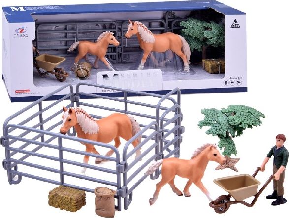 Dětská farma s koníkem a hříbětem - B - obrázek 1