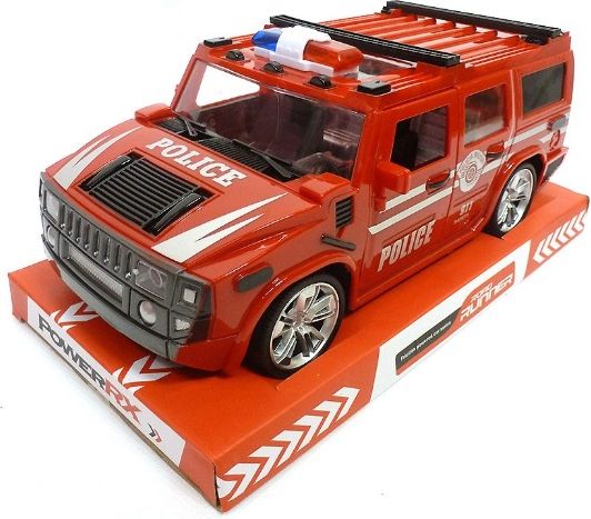 Policejní auto 24 cm - červená - obrázek 1