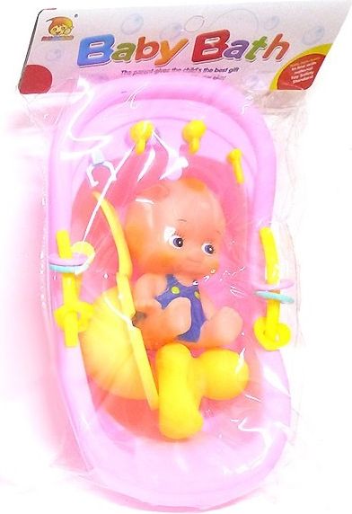Vanička s panenkou a doplňky - růžová - obrázek 1