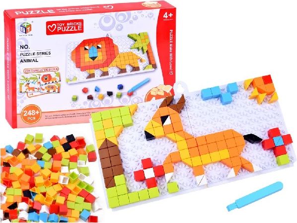Vzdělávací puzzle zvířátka - obrázek 1
