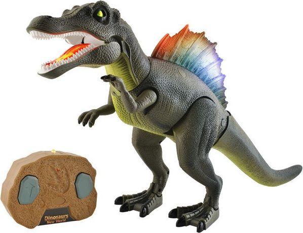 Dinosaurus na dálkové ovládání - hnědá - obrázek 1
