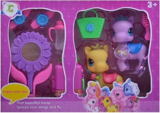 Koník Pony s doplňky - obrázek 1