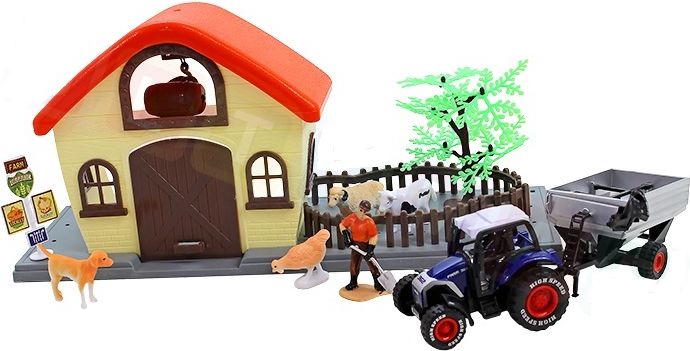 Farma - hospodářství s traktorem - obrázek 1