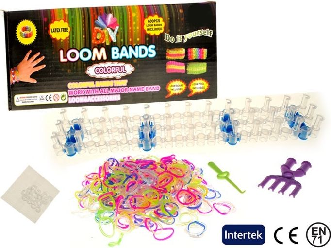 Barevné gumičky Loom Bands 600 ks - obrázek 1