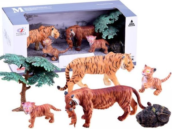 Sada zvířat - tygří rodinka - obrázek 1