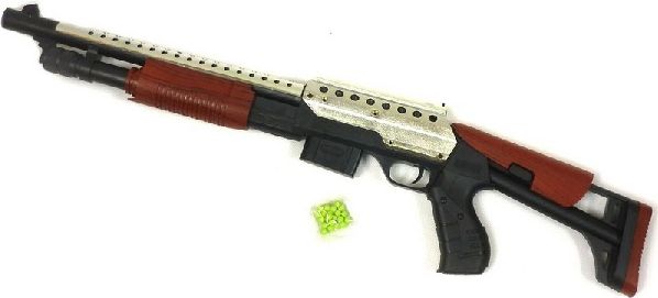 Puška na kulky 64 cm - stříbrná - obrázek 1