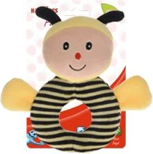 Plyšové chrastítko včelka Baby's Happiness - obrázek 1