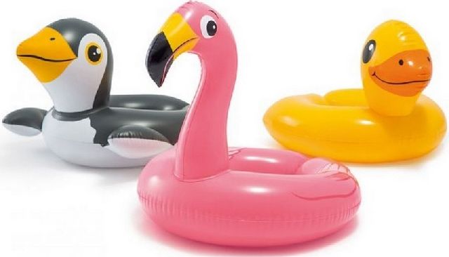Plavací kruh Zvířátka Intex 59220 - kačenka - obrázek 1