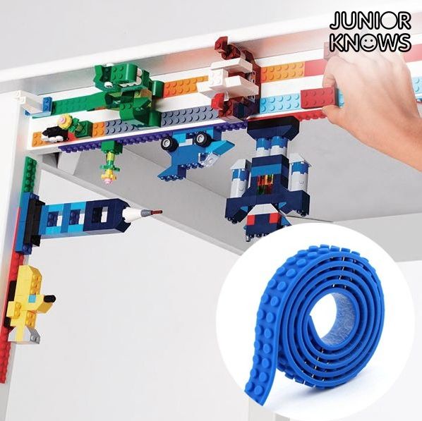 Nalepovací páska na lego - modrá - obrázek 1