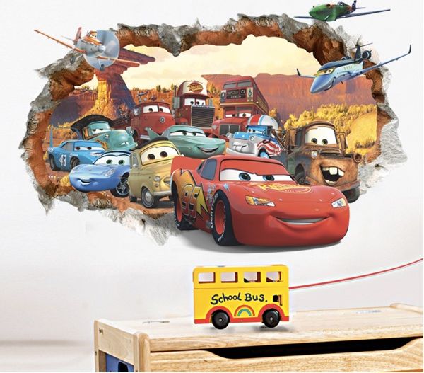 Nálepky na zeď Cars II - obrázek 1