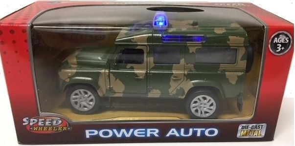 Vojenský Jeep se světlem a zvukem - obrázek 1