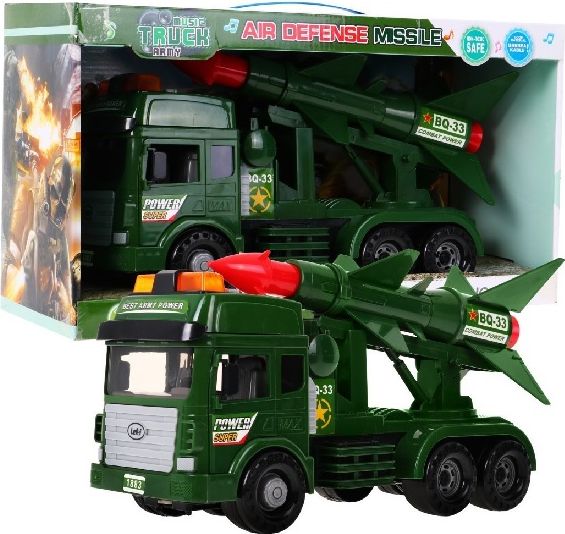 Vojenské auto s raketometem - obrázek 1
