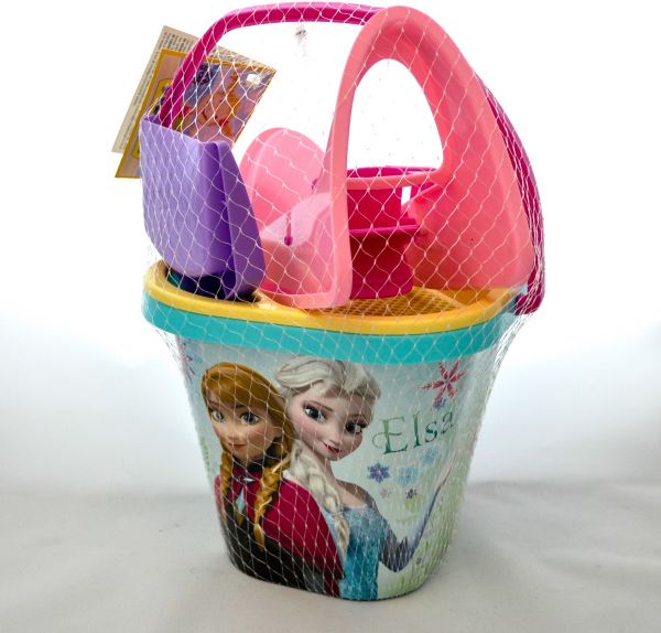 Kbelík do písku Frozen s příslušenstvím 15 cm - obrázek 1