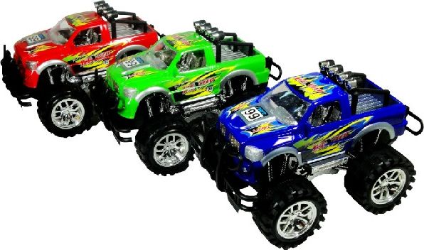 Terénní auto Pick-up - červená - obrázek 1
