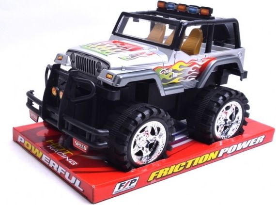 Terénní auto 30 cm - černá - obrázek 1