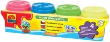 Plastelína barevná 4x50g - obrázek 1
