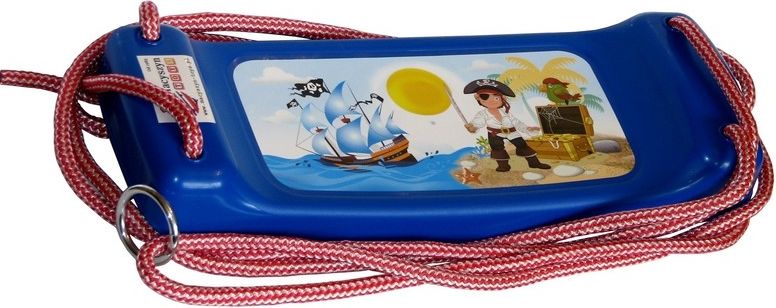Plastová houpačka - deska pohádková - zelená - obrázek 1