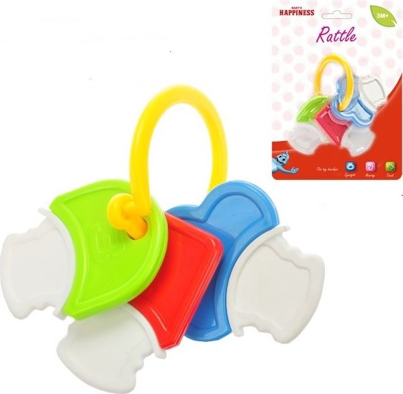 Chrastítko klíče Baby's Happiness - obrázek 1