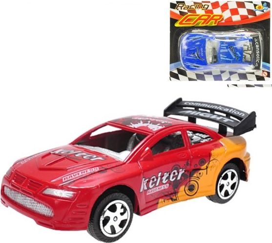 Závodní auto 15 cm - černá - obrázek 1