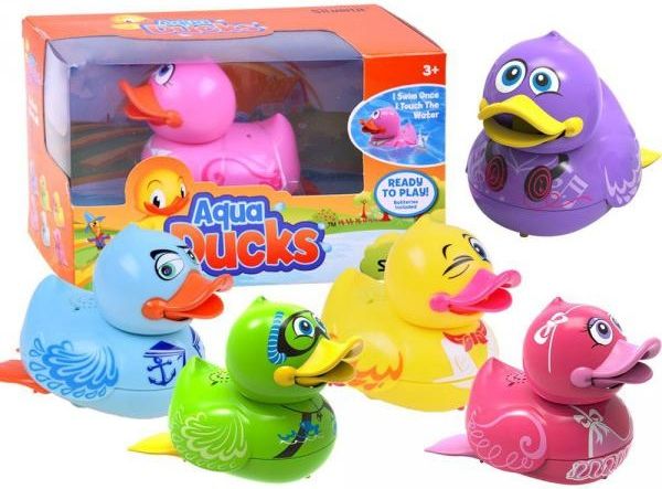 Interaktivní kachna AQUA DUCK - fialová - obrázek 1