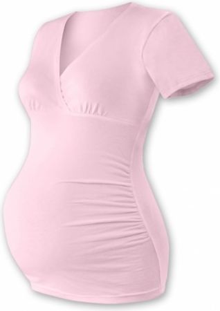 Těh. triko/tunika kr. rukáv EVA - sv. růžové, Velikosti těh. moda S/M - obrázek 1