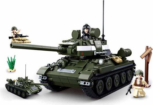 SLUBAN - WWII Tank T34 nebo T85 - 2v1 - obrázek 1