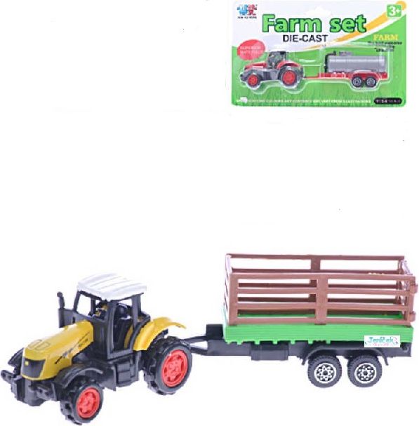 Traktor s vlečkou 16 cm - s vlečkou - obrázek 1