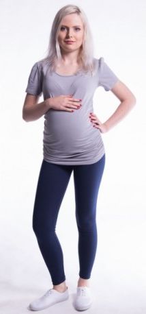 Těhotenské legíny - granát, Velikosti těh. moda XL (42) - obrázek 1