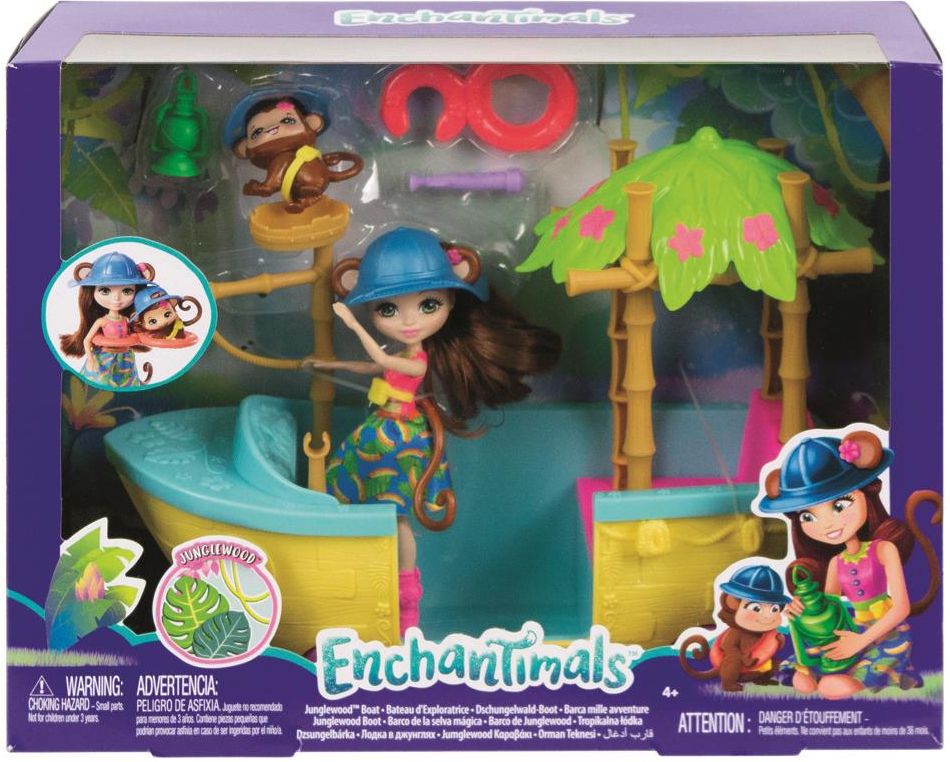 Enchantimals vyhlídková loď do džungle - obrázek 1