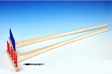 Hrábě dřevo/plast 90cm asst nářadí - obrázek 1