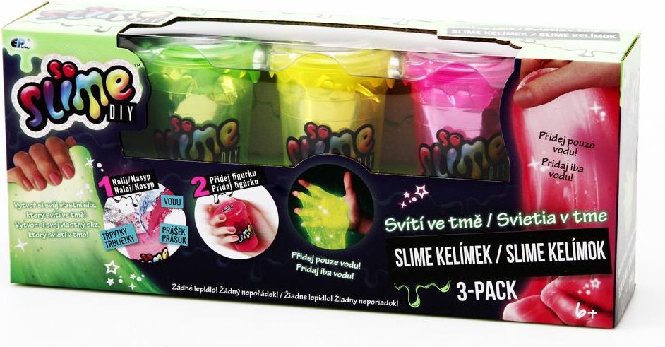 So Slime 3 pack - svítící ve tmě - obrázek 1