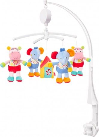 Kolotoč nad postýlku Nuk s plyšovými figurkami, Multicolor - obrázek 1