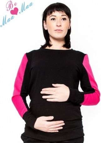 Těhotenské mikina, triko dl. rukáv AMMY , Velikosti těh. moda L/XL - obrázek 1