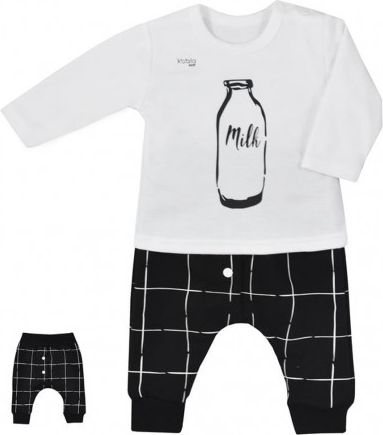 2-dílná kojenecká souprava Koala MILK bílá, Bílá, 62 (3-6m) - obrázek 1