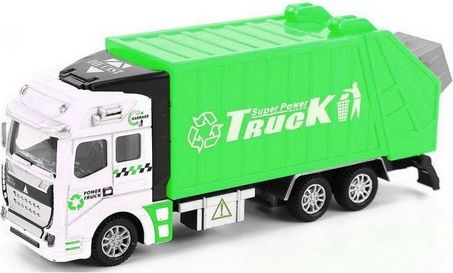 Kovové popelářské auto 19 cm - obrázek 1